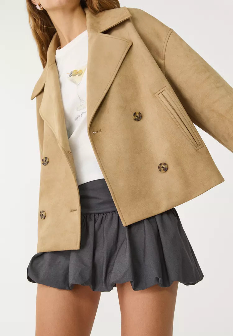 Calista Suede Jacket - XL