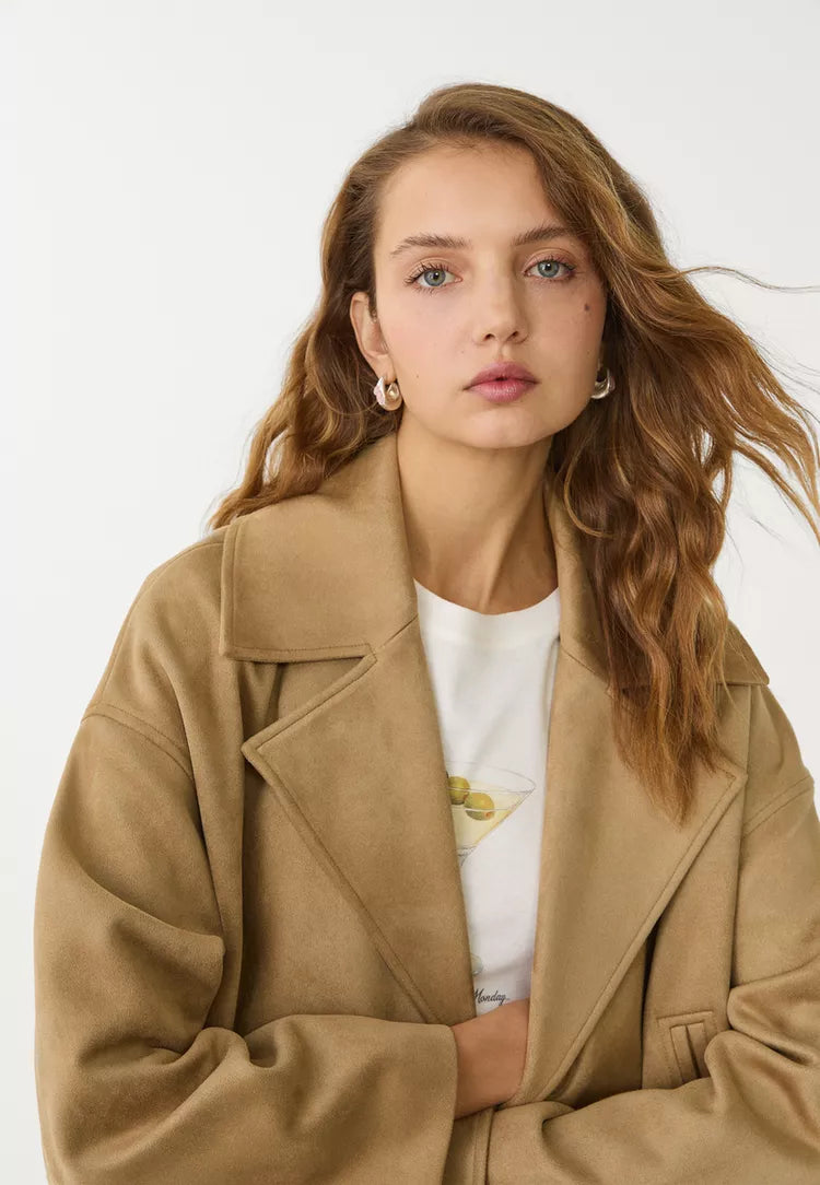Calista Suede Jacket - M