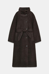 Adriana Wool Belt Coat