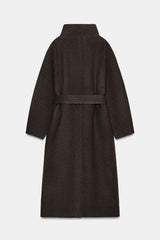 Adriana Wool Belt Coat