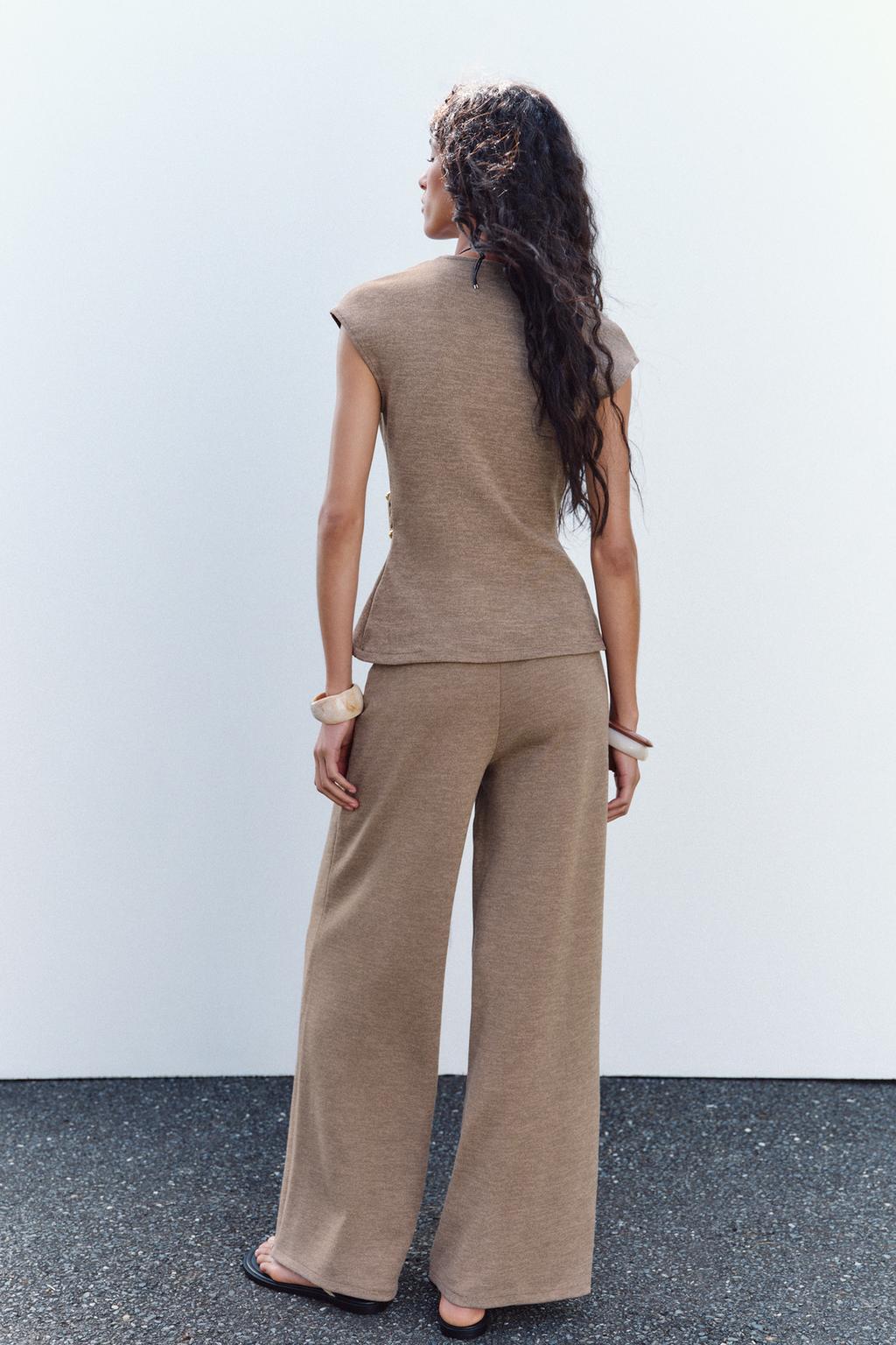 Selene Textured Co-ord set - Beige - S