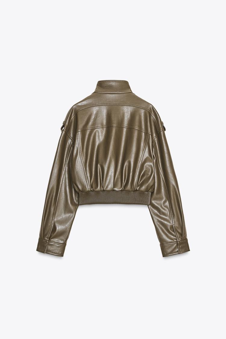 Ariel Leather Jacket - Black - XS