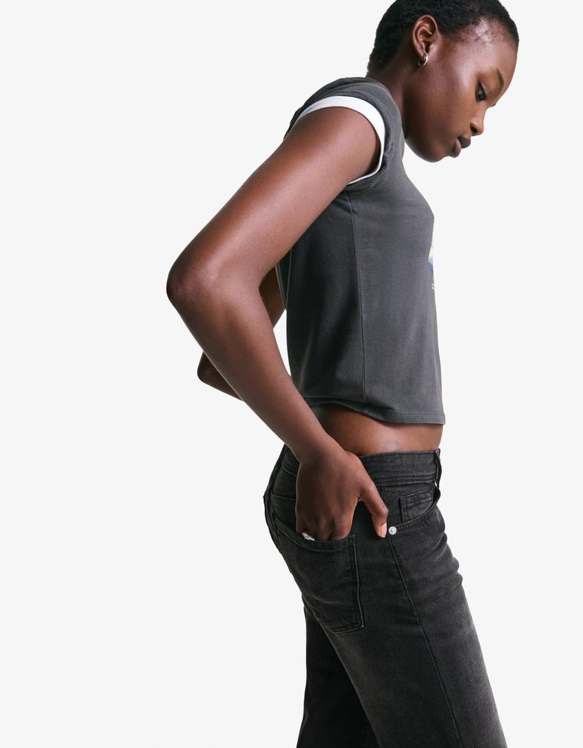 Quinn Low Waist Jeans - Light Blue - 10