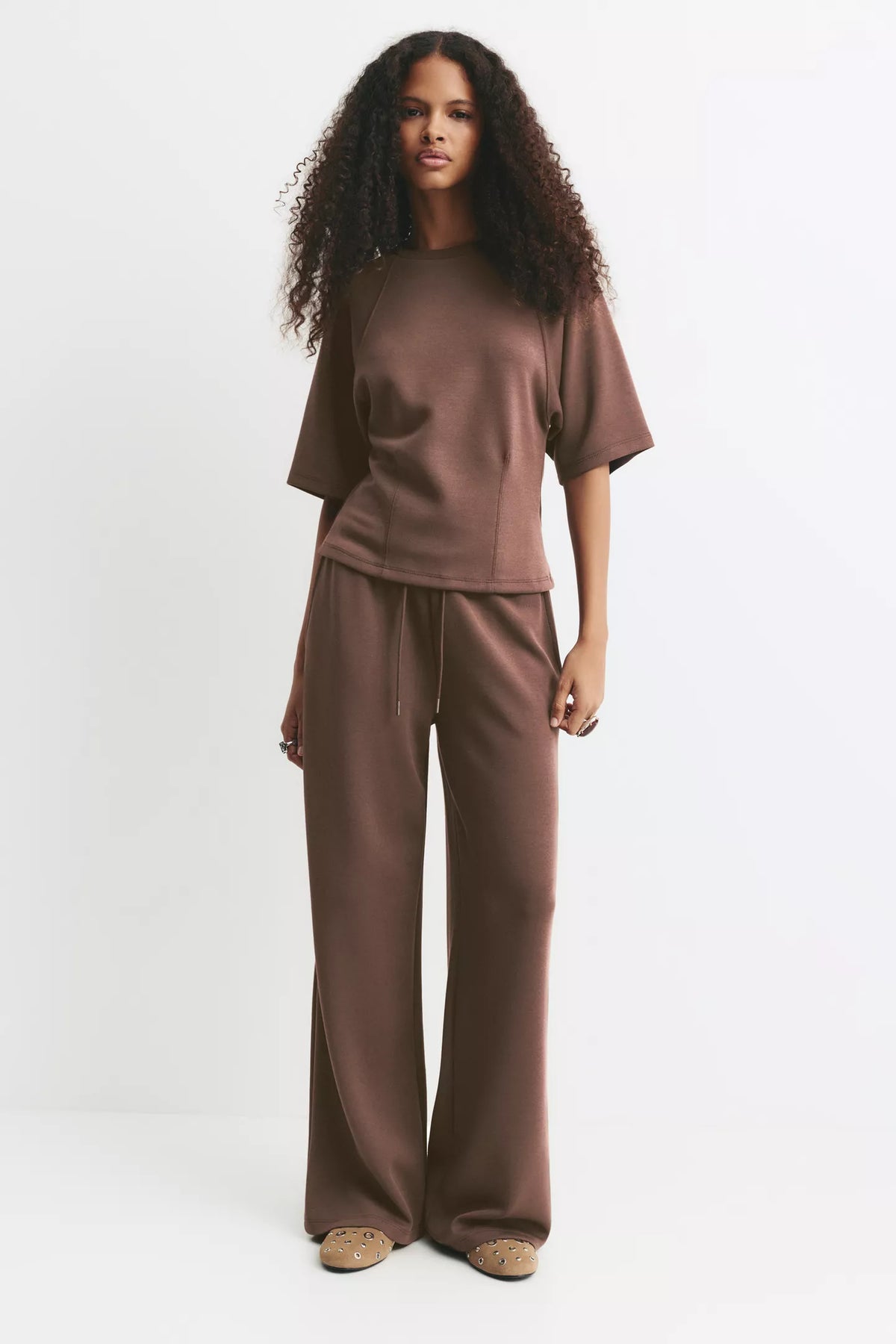 Sienna Lounge Set - Brown - M