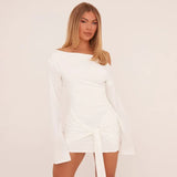 Mayra Mini Dress - White - XS