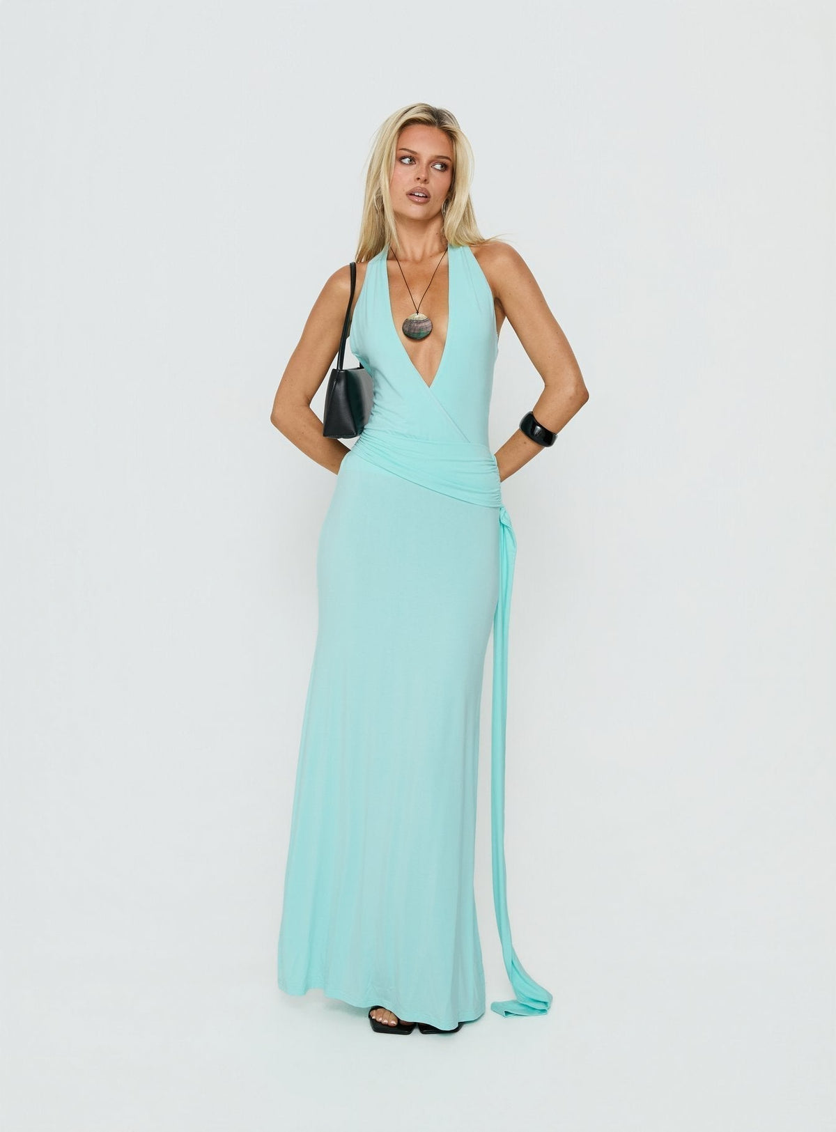 Beverly Maxi Dress - UK 6 - Blue
