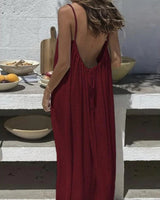 Elena Maxi Dress - Blue - M