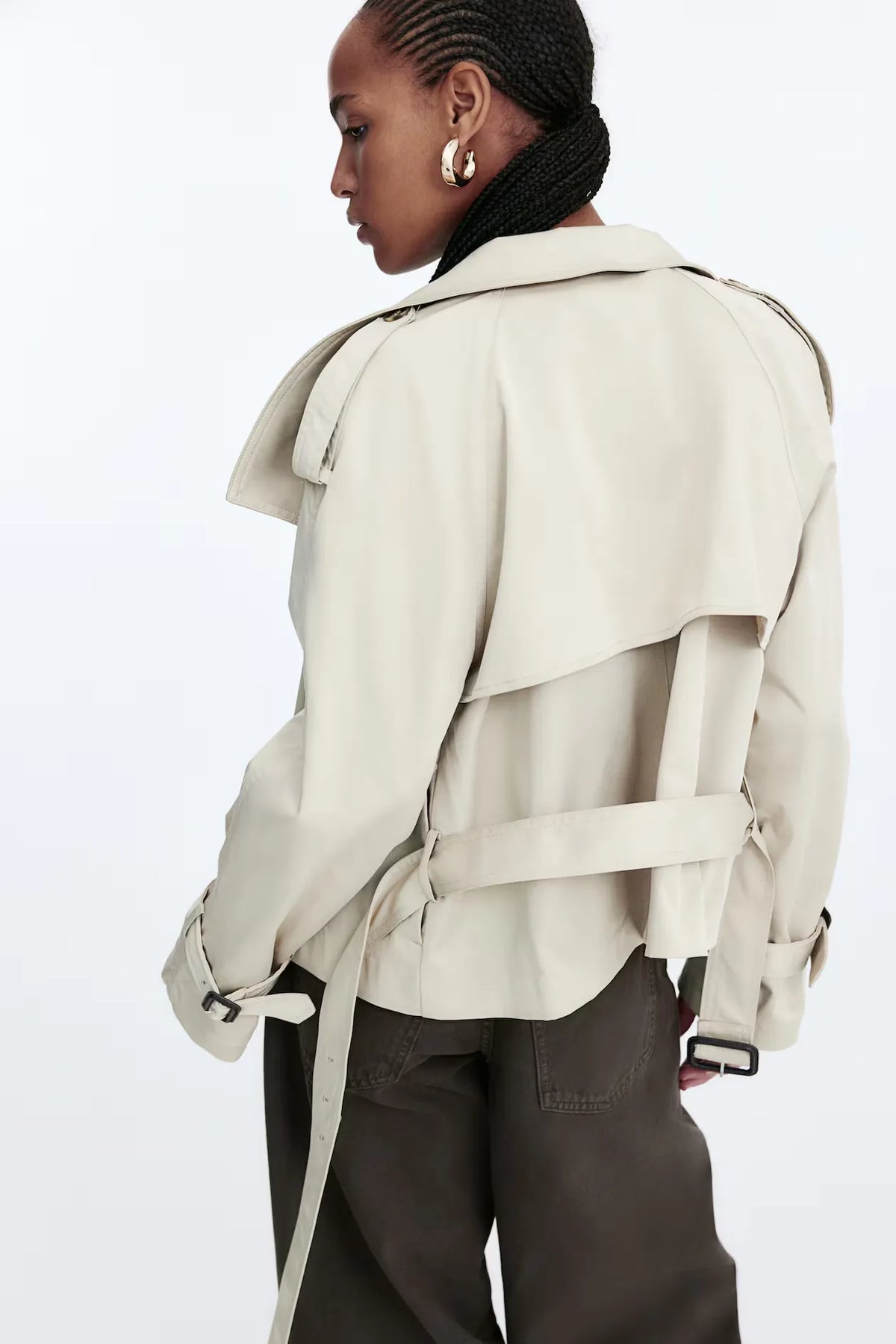 Amara Short Trench - Crème - L