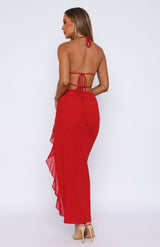 Scarlett Maxi Dress - Red - M