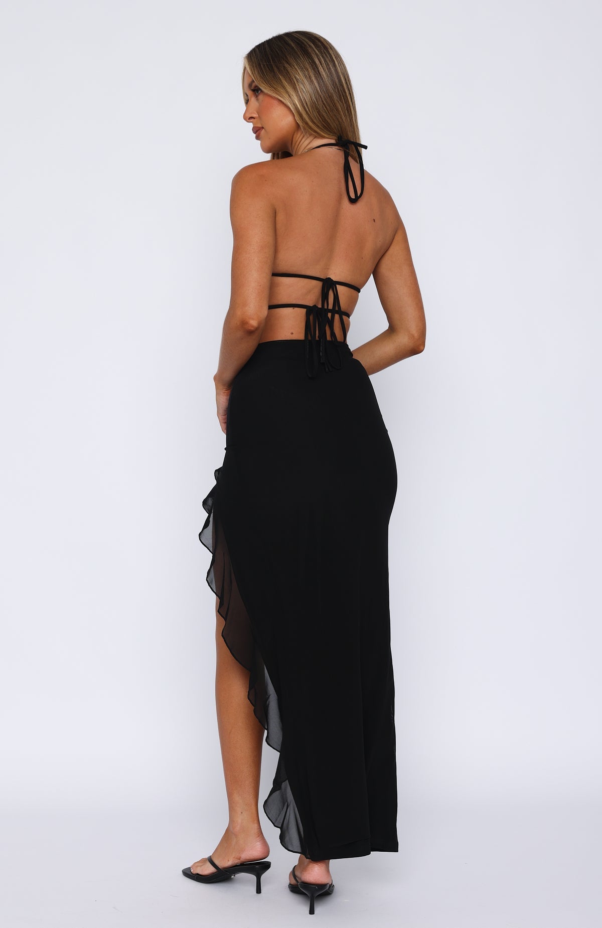 Scarlett Maxi Dress - Black - M