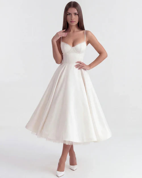 Selene | Midi Dress - Pink - XS