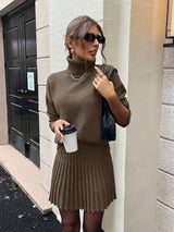 Emily Knit Set - Brown - M