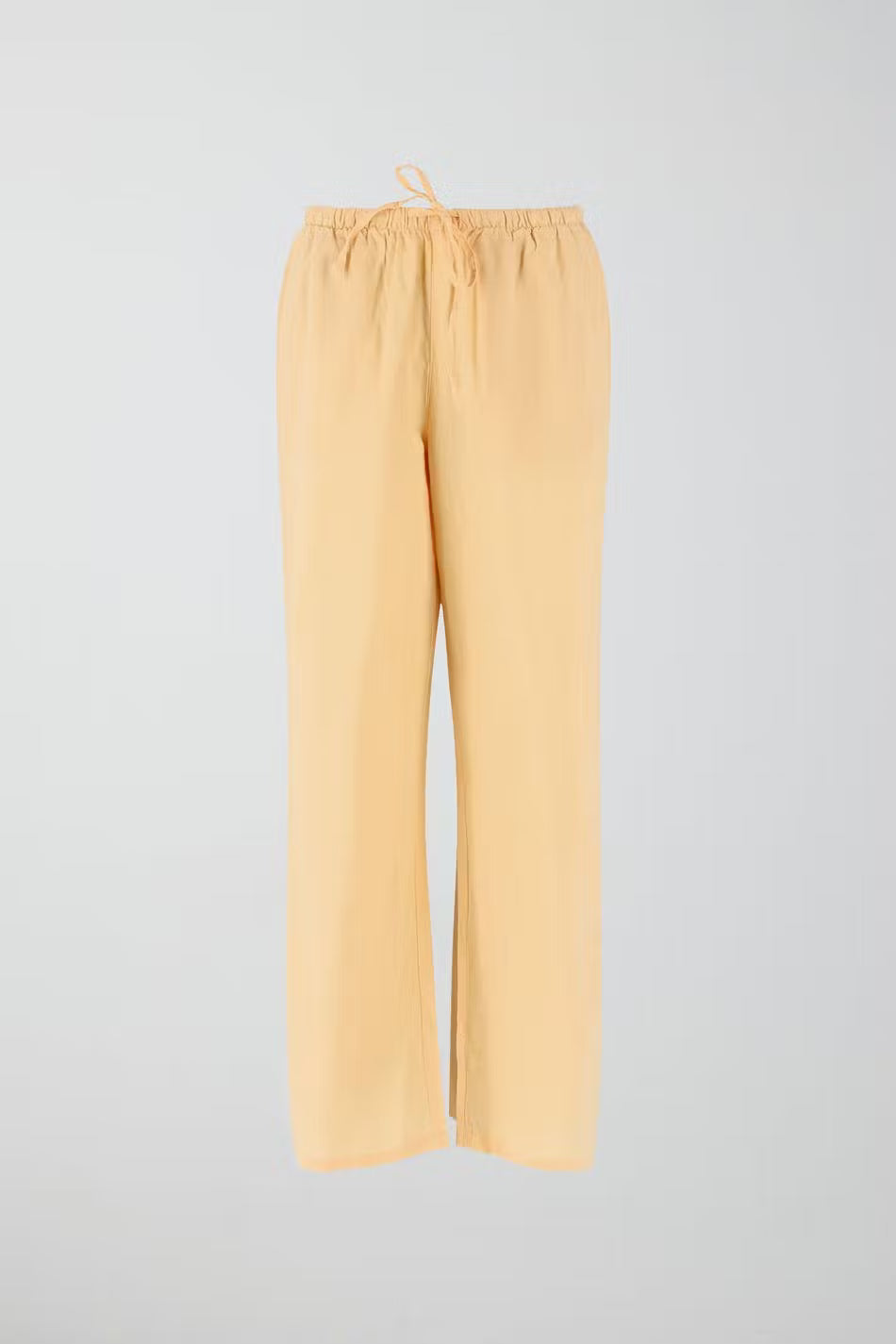 Amaya Linen Blend Trousers - Yellow - UK 6 (XS)