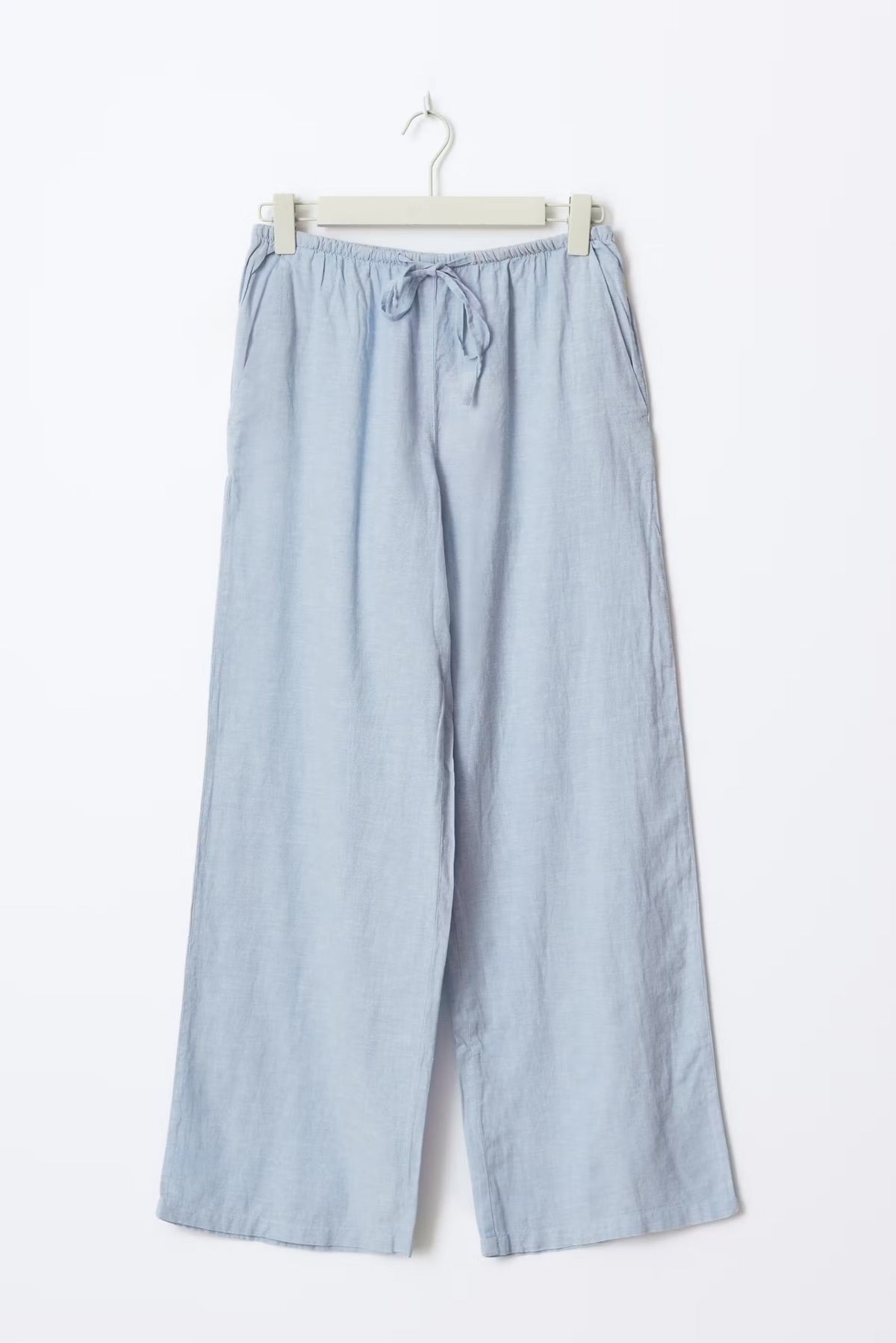 Amaya Linen Blend Trousers - Purple - UK 8 (S)