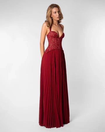 Fenity Maxi Dress - Light Blue - M