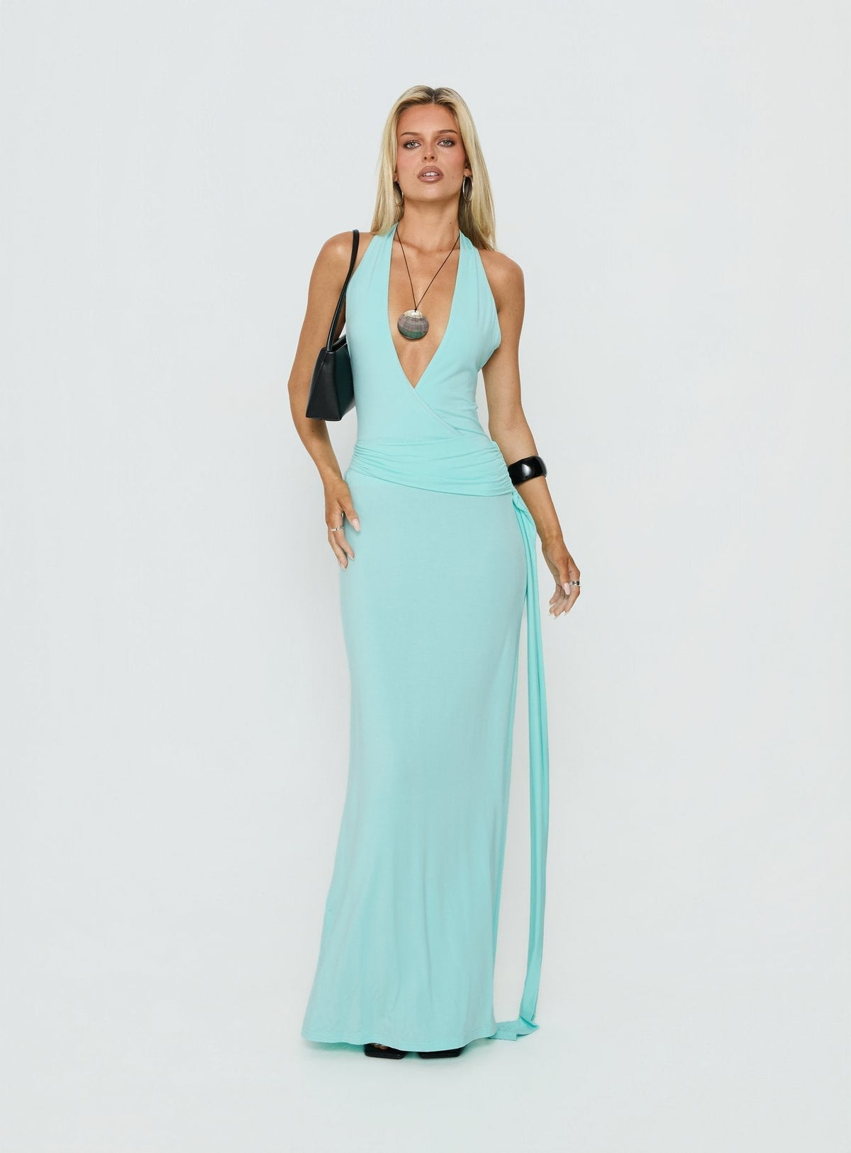 Beverly Maxi Dress - UK 8 - Blue