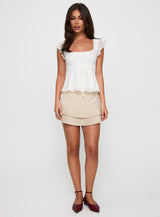 Elanor Top - White - S