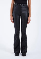Melina Flare Leather Pants - UK 12 (L)
