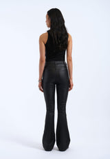 Melina Flare Leather Pants - UK 14 (XL)
