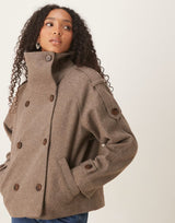 Camille Cropped Trenchcoat - XS