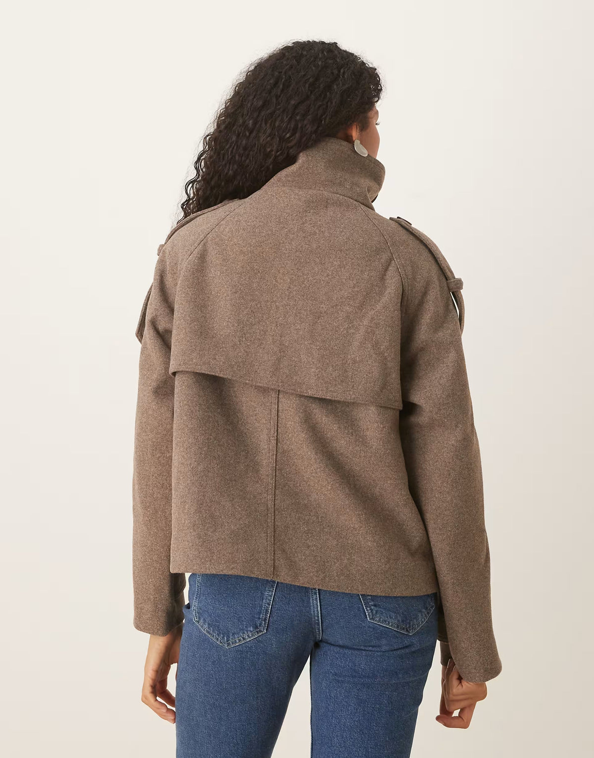 Camille Cropped Trenchcoat - M