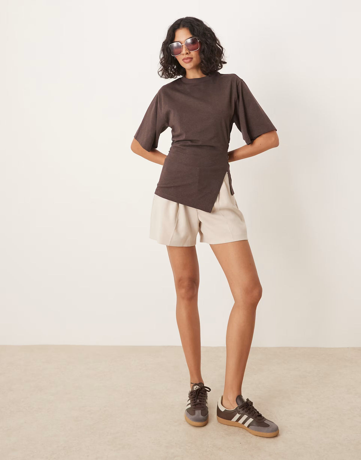 Fiora Cinched T-Shirt - XS - Black
