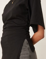 Fiora Cinched T-Shirt - S - Pink