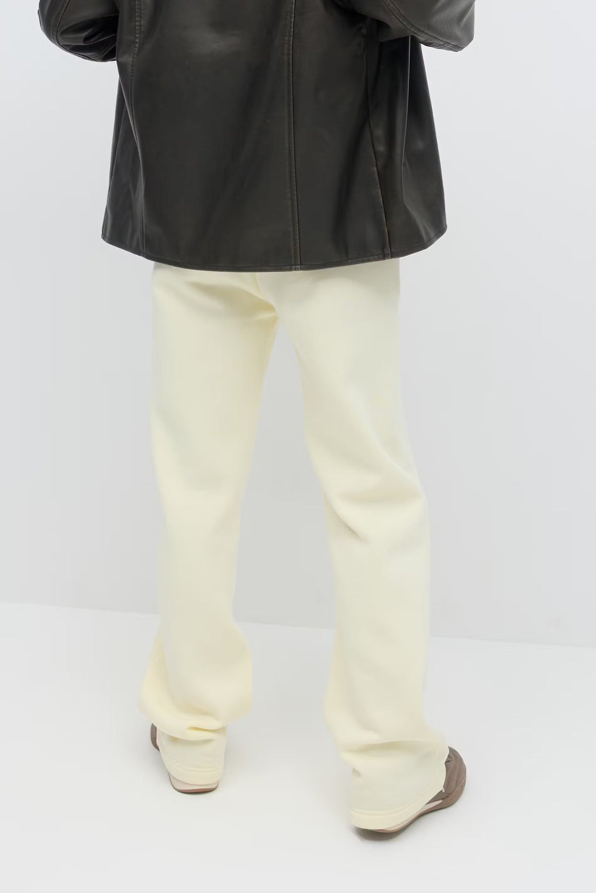 Inès Straight Sweatpants - Yellow - UK 6 (XS)