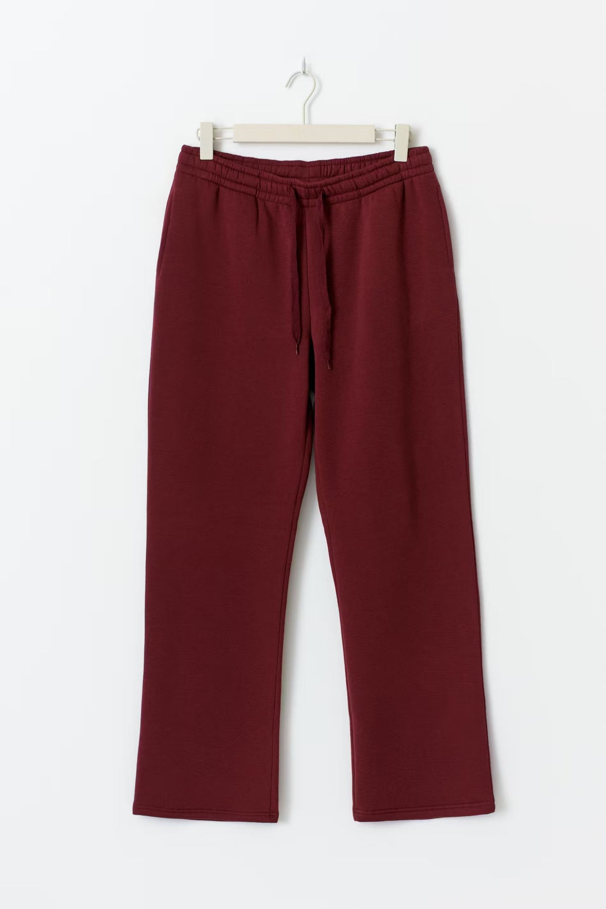 Inès Straight Sweatpants - Bordeaux - UK 8 (S)