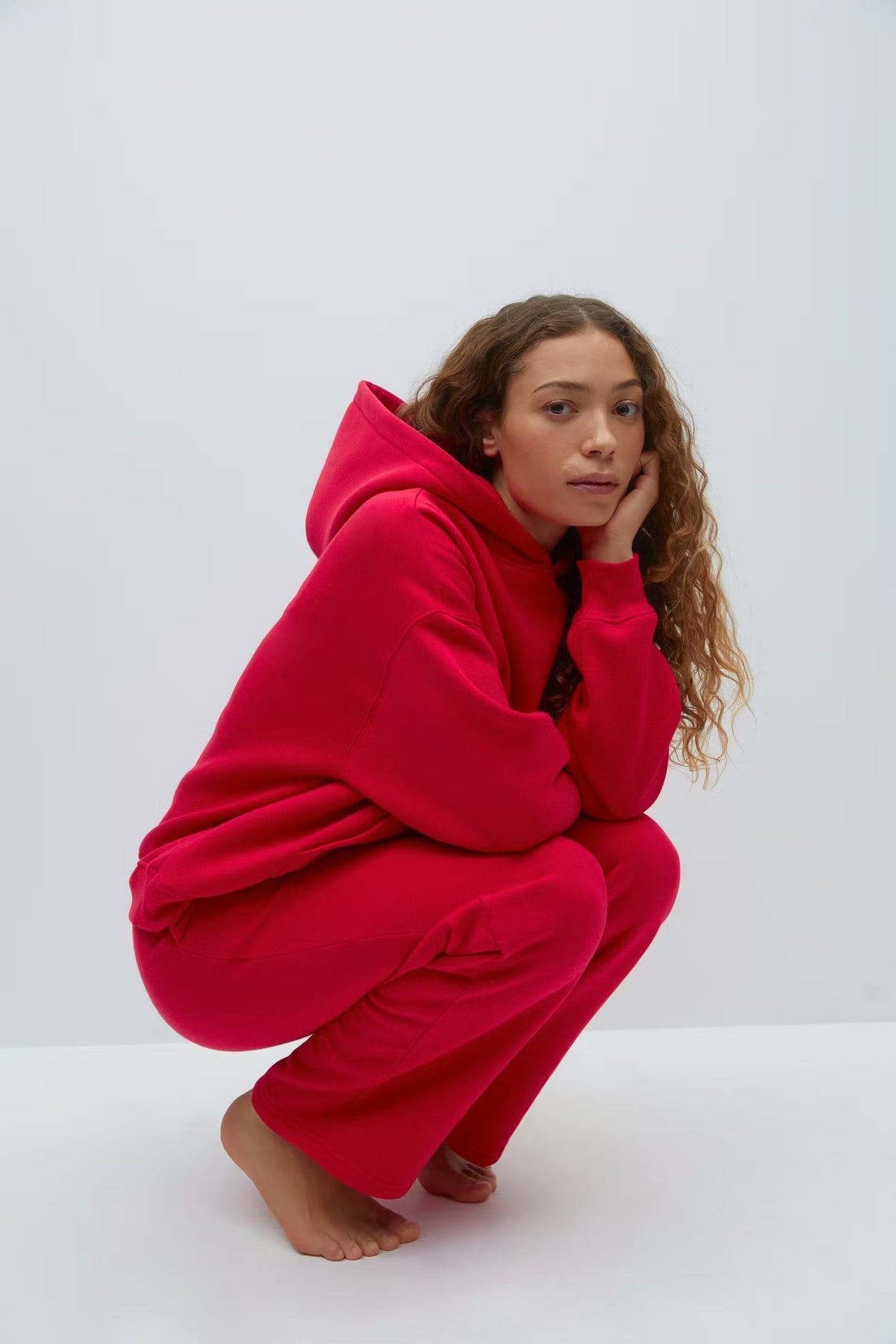 Inès Straight Sweatpants - Pink - UK 12 (L)