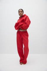 Inès Straight Sweatpants - Pink - UK 10 (M)