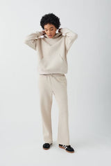 Inès Straight Sweatpants - Brown - UK 6 (XS)