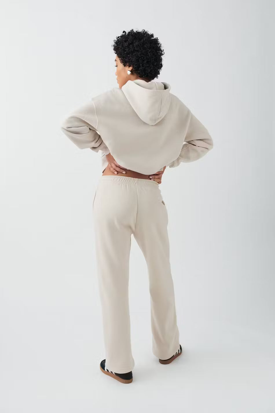 Inès Straight Sweatpants - Brown - UK 8 (S)