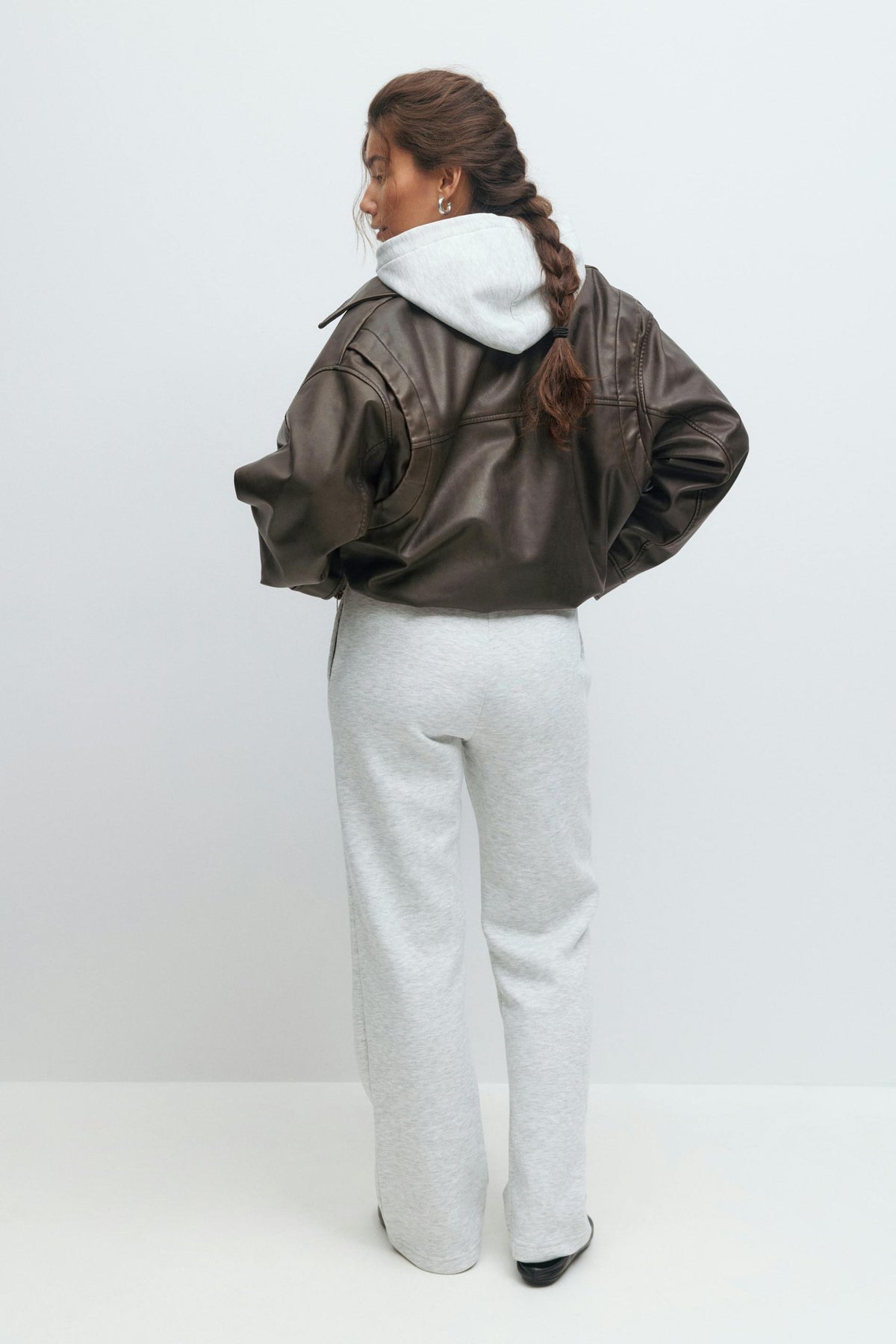 Inès Straight Sweatpants - Light Gray - UK 8 (S)