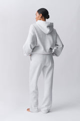Inès Straight Sweatpants - Light Gray - UK 12 (L)