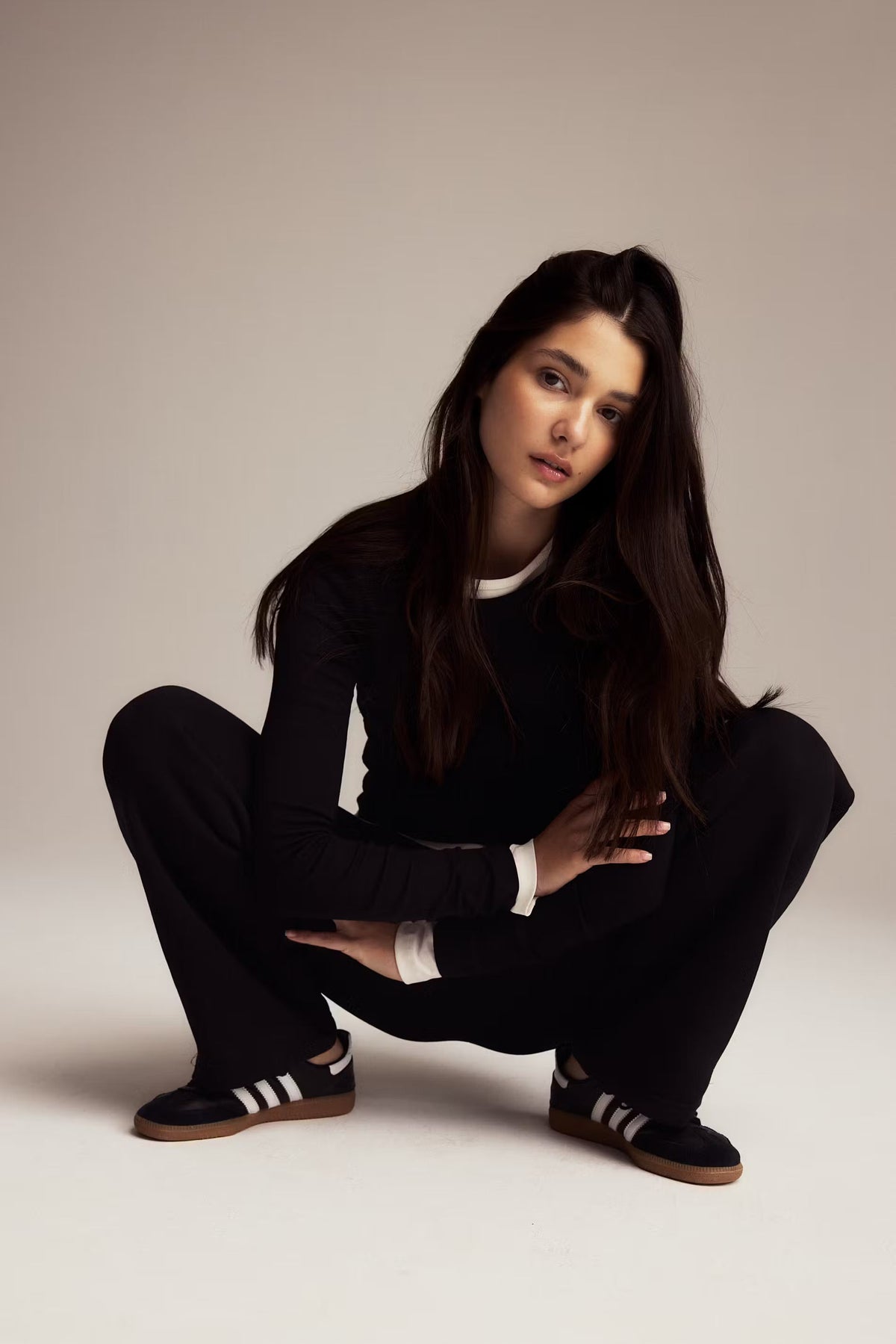 Inès Straight Sweatpants - Light Brown - UK 6 (XS)