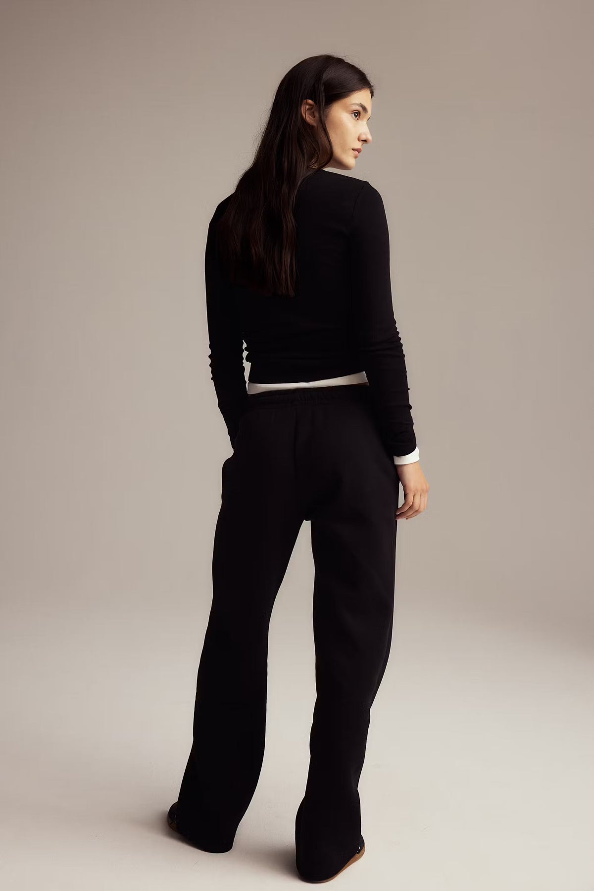 Inès Straight Sweatpants - Light Brown - UK 8 (S)