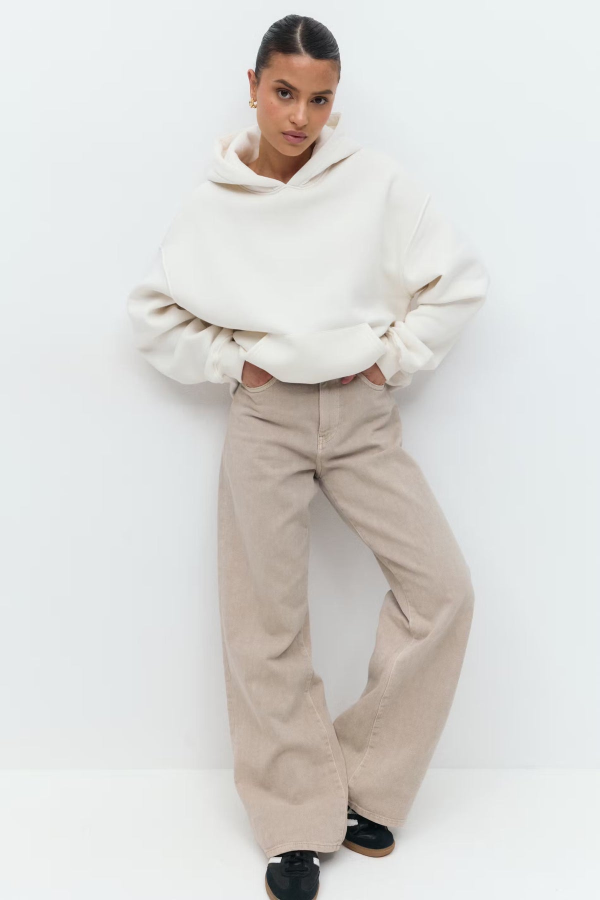 Inès Original Hoodie - Brown - XXS