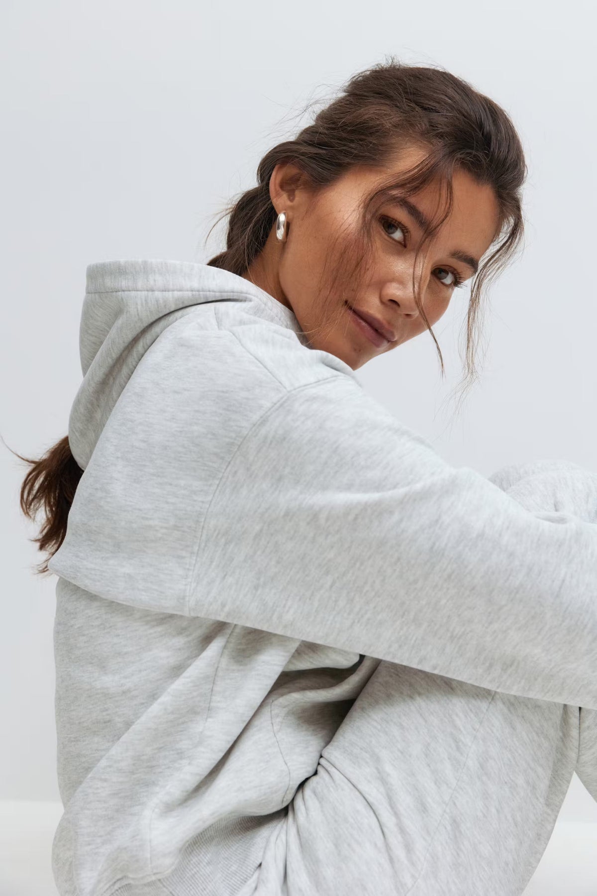 Inès Original Hoodie - Light Gray - XS