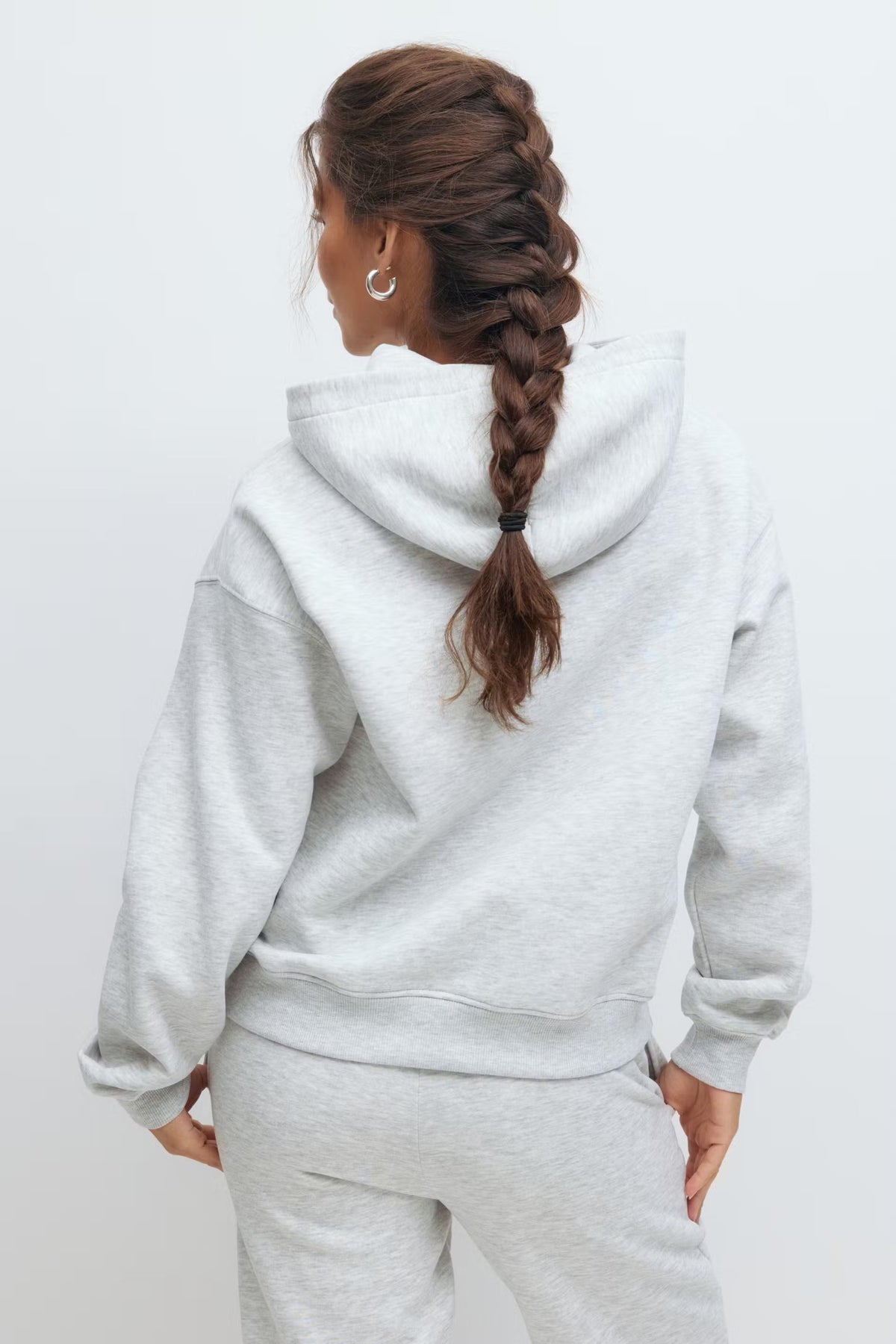 Inès Original Hoodie - Light Gray - S