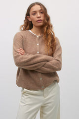 Romy Knitted Cardigan - S - Sky Blue