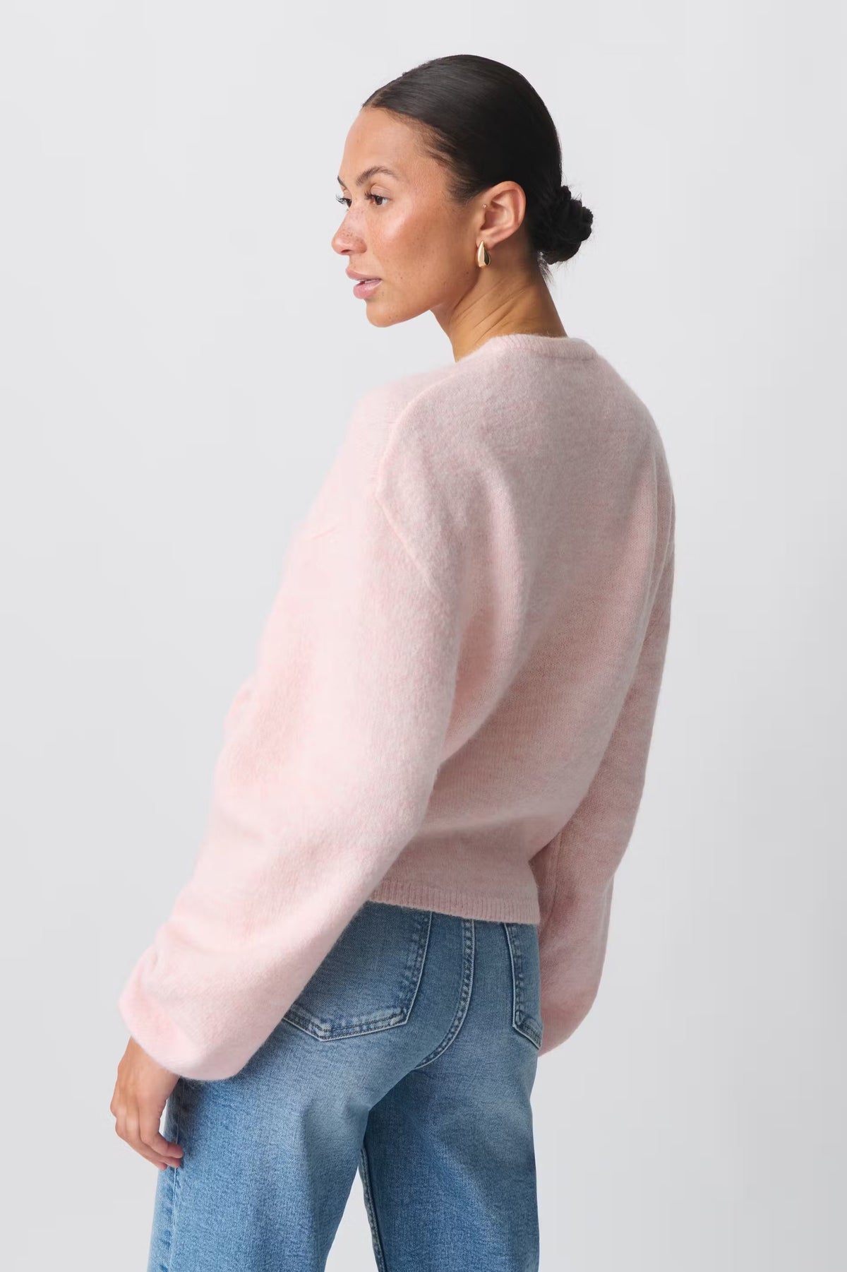 Romy Knitted Cardigan - S - Red