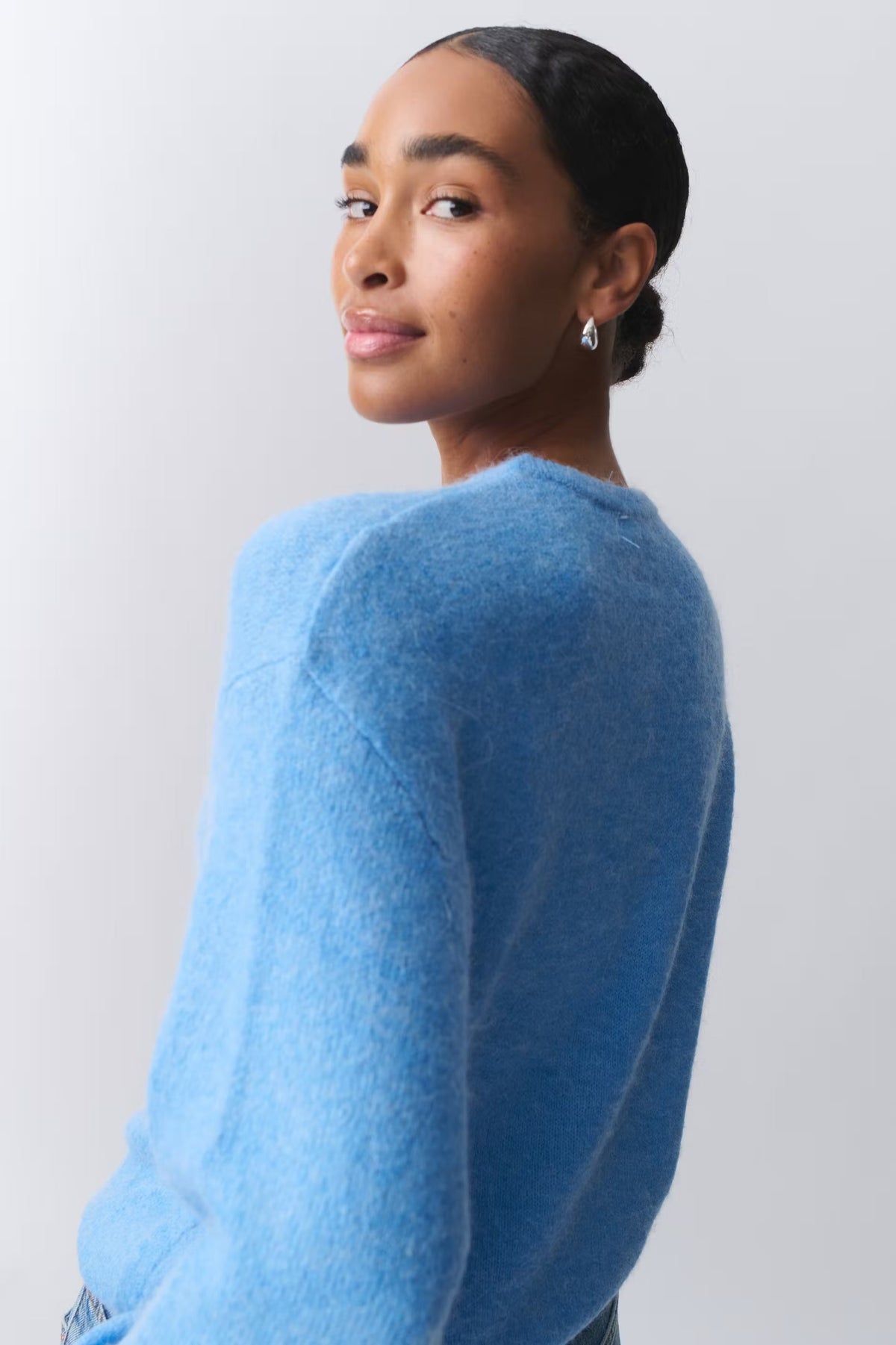 Romy Knitted Cardigan - XS - Light Blue