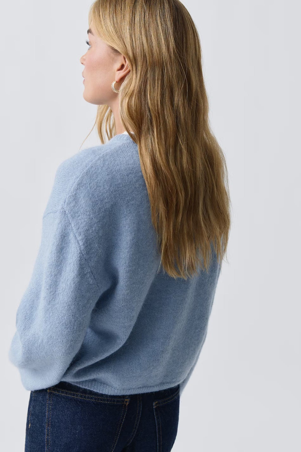 Romy Knitted Cardigan - M - White