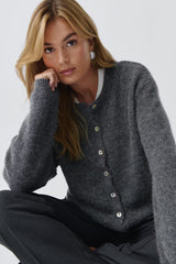 Romy Knitted Cardigan - M - Light Blue
