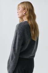 Romy Knitted Cardigan - M - Navy