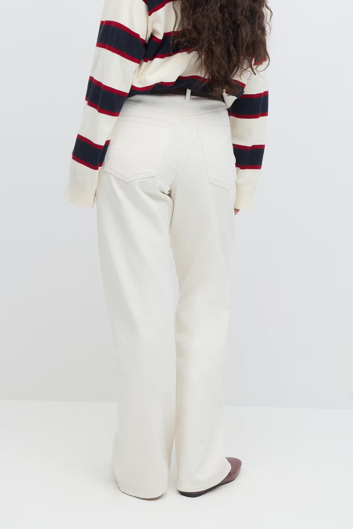 Olivine Perfect Wide Jeans - UK 6 (XS) - Pink