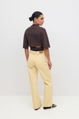 Olivine Perfect Wide Jeans - UK 8 (S) - Yellow