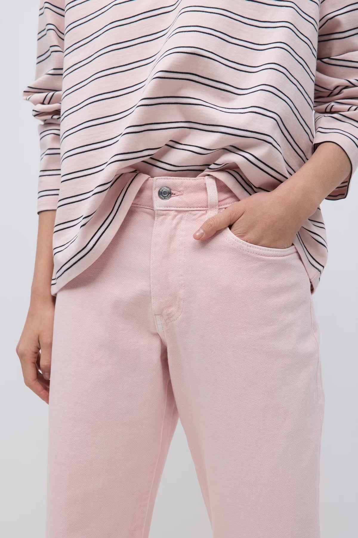 Olivine Perfect Wide Jeans - UK 10 (M) - Taupe