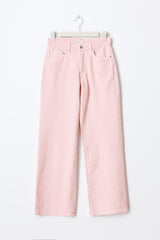 Olivine Perfect Wide Jeans - UK 12 (L) - Pink
